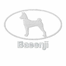 Oval Basenji Embroidered Shirt (Polo)