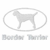 Oval Border Terrier Embroidered Shirt (Jacket) embroidered shirts