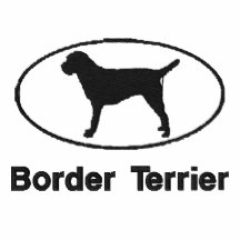 Oval Border Terrier Embroidered Shirt (Polo)