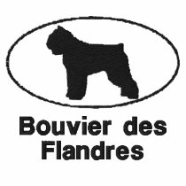 Oval Bouvier des Flandres Embroidered Shirt embroidered shirts by MenagerieMayhem Oval Bouvier des Flandres Embroidered Shirt embroidered shirts