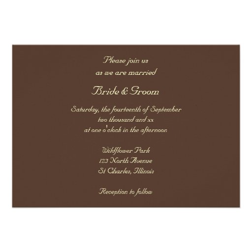 Oval Diamond Ring Wedding Invitation