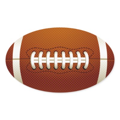 Oval Football Sticker by dgpaulart