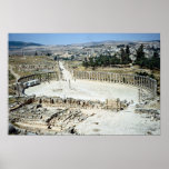 Oval forum from Temple of Zeus, Roman city of Jera Posters