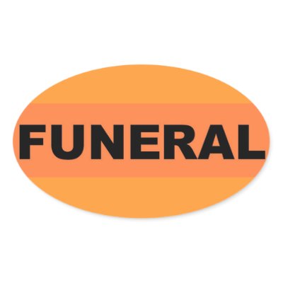 funeral stickers