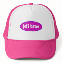 Oval Jeff Bates symbol hats