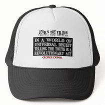 OVAL ORWELL UNIVERSAL DECEIT TRUCKER HAT