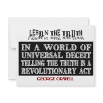 OVAL ORWELL UNIVERSAL DECEIT invitations