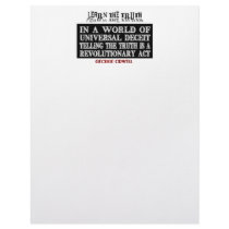 OVAL ORWELL UNIVERSAL DECEIT letterhead
