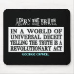 OVAL ORWELL UNIVERSAL DECEIT MOUSEPAD