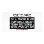 OVAL ORWELL UNIVERSAL DECEIT CUSTOM PHOTO CARD