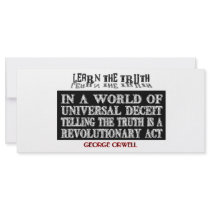 OVAL ORWELL UNIVERSAL DECEIT RACK CARDS