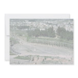 Oval piazza, ancient Decapolis city Jarash, Jordan Custom Invite
