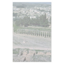 Oval piazza, ancient Decapolis city Jarash, Jordan Personalized Stationery