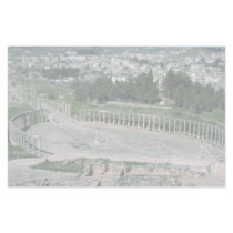 Oval piazza, ancient Decapolis city Jarash, Jordan Stationery