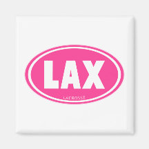 Oval-pink Refrigerator Magnet