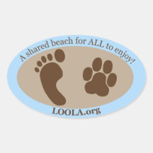Oval Sticker: LOOLAorg