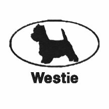 Oval Westie Embroidered Shirt