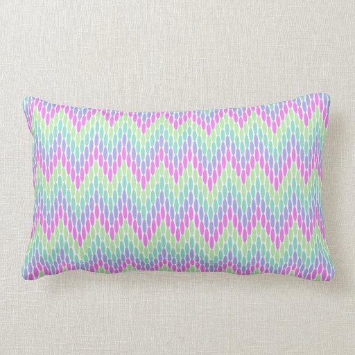 Ovals and Chevrons Soft Colors Throw Pillows Zazzle