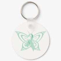 Ovarian Cancer Awareness Butterfly keychains