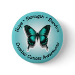 Ovarian cancer awareness button