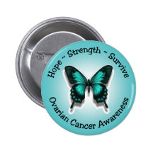 Ovarian cancer awareness button