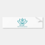 Ovarian Cancer Awareness Foundation Logo Line Bumper Sticker