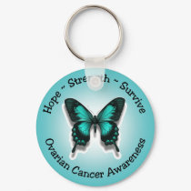 Ovarian cancer awareness keychain by slamdunksapparel Ovarian cancer awareness keychain