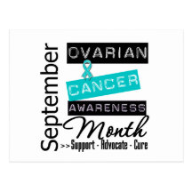 Ovarian Cancer AWARENESS Month 4 Postcard