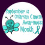 Ovarian Cancer Awareness Month Bee 1.3 Sticker