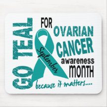 Ovarian Cancer Awareness Month GO TEAL Mousepad