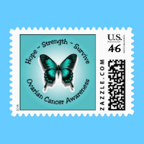 Ovarian cancer awareness postage stamp