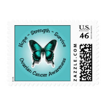 Ovarian cancer awareness postage stamp