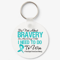 Ovarian Cancer Battle keychains