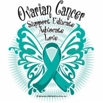 Ovarian Cancer Butterfly 3 photo sculptures