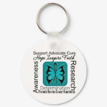 Ovarian Cancer Butterfly Inspirations keychains