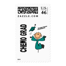 Ovarian Cancer CHEMO GRAD 1 Postage Stamps