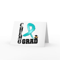Ovarian Cancer Chemo Grad Cards