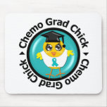 Ovarian Cancer Chemo Grad Chick mousepads