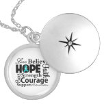 Ovarian Cancer Collage of Hope Locket