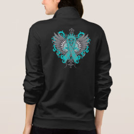 Ovarian Cancer Cool Wings Printed Jackets