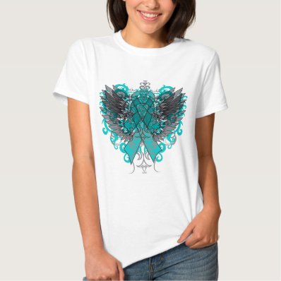 Ovarian Cancer Cool Wings Shirts