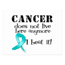 Ovarian Cancer Does Not Live Here Anymore Post Card