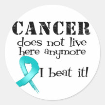 Ovarian Cancer Does Not Live Here Anymore Sticker