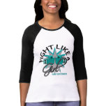 Ovarian Cancer Fight Like A Girl 12.3 t-shirts