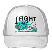 Ovarian Cancer Fight Like A Girl Mom 11 Mesh Hats