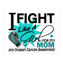 Ovarian Cancer Fight Like A Girl Mom 11 Postcards