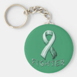 Ovarian Cancer Fighter Keychain