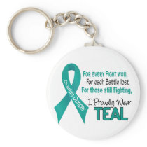 Ovarian Cancer For Every…..I Proudly Wear Teal 1 Key Chains
