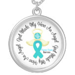 Ovarian Cancer God Made My Hero An Angel necklaces