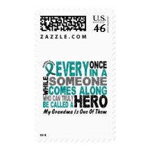 Ovarian Cancer Hero Comes Along GRANDMA Stamp